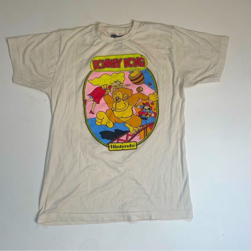 Nintendo Donkey Kong Character Gaming Short Sleeve T-Shirt Mens Size Medium